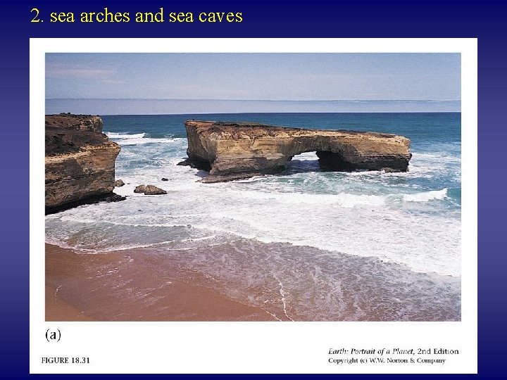 2. sea arches and sea caves 