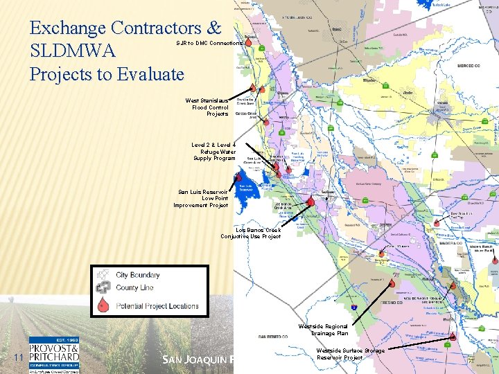 Exchange Contractors & SLDMWA Projects to Evaluate SJR to DMC Connections West Stanislaus Flood