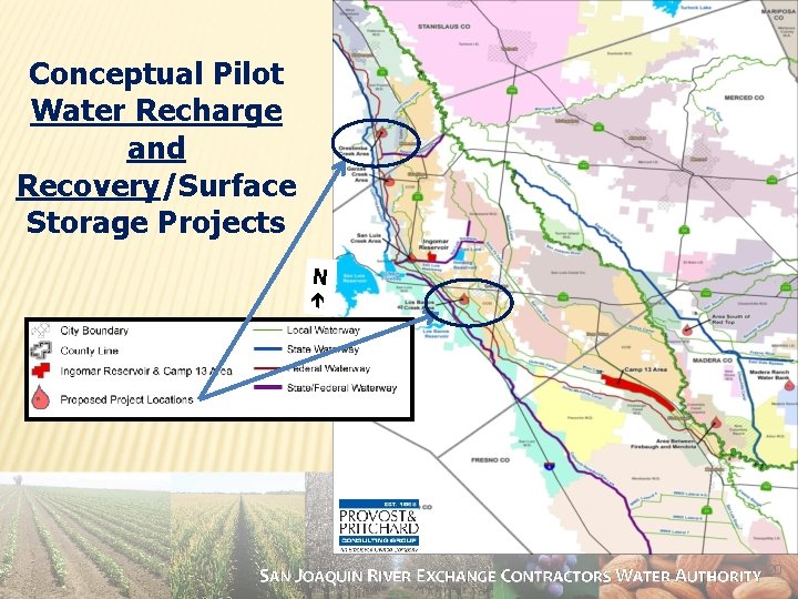 Conceptual Pilot Water Recharge and Recovery/Surface Storage Projects N 20 