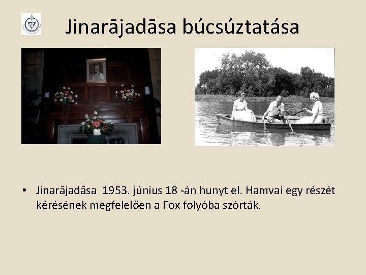 Jinarājadāsa búcsúztatása • Jinarājadāsa 1953. június 18 -án hunyt el. Hamvai egy részét kérésének