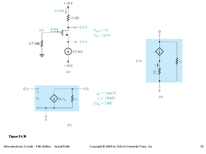 Figure E 4. 30 Microelectronic Circuits - Fifth Edition Sedra/Smith Copyright 2004 by Oxford