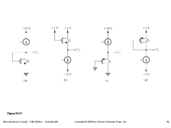 Figure P 4. 33 Microelectronic Circuits - Fifth Edition Sedra/Smith Copyright 2004 by Oxford
