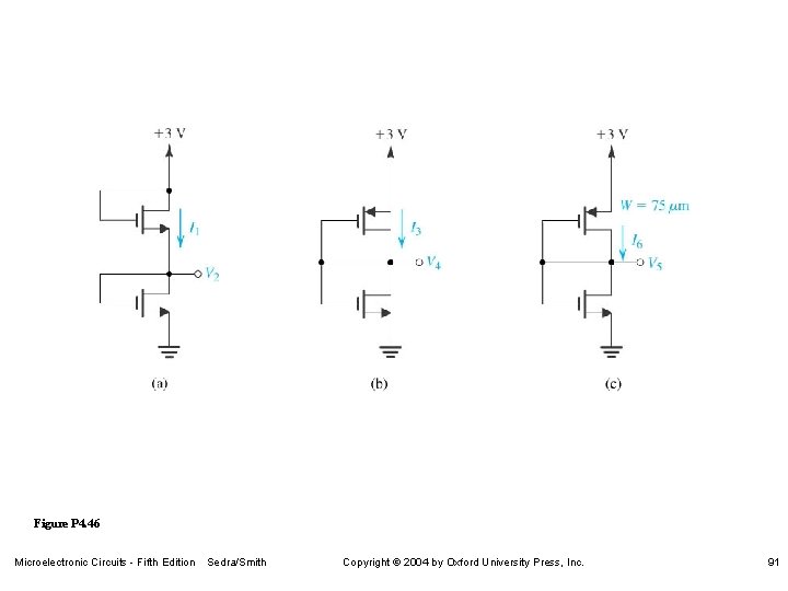 Figure P 4. 46 Microelectronic Circuits - Fifth Edition Sedra/Smith Copyright 2004 by Oxford