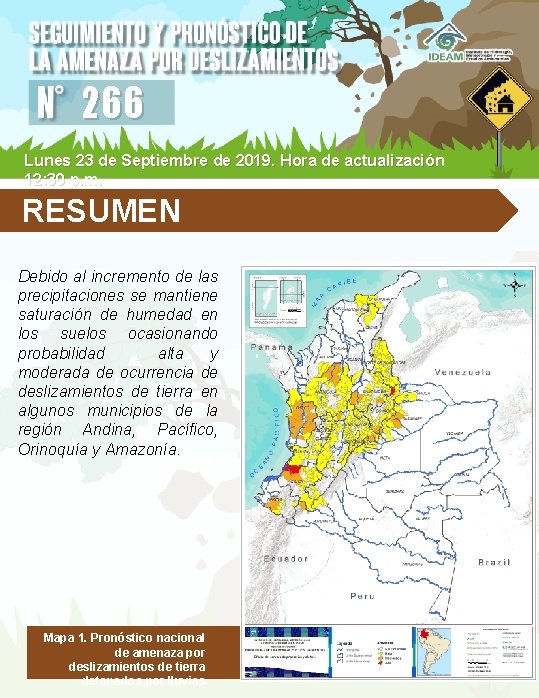 266 Lunes 23 de Septiembre de 2019. Hora de actualización 12: 30 p. m.