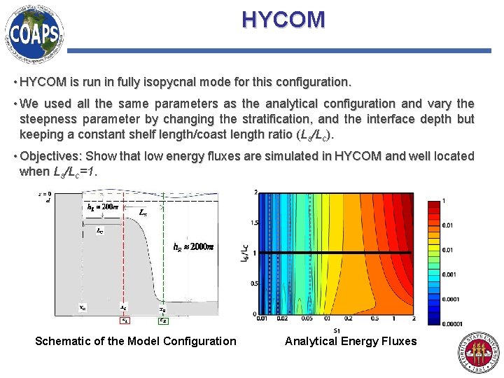 HYCOM • HYCOM is run in fully isopycnal mode for this configuration. • We