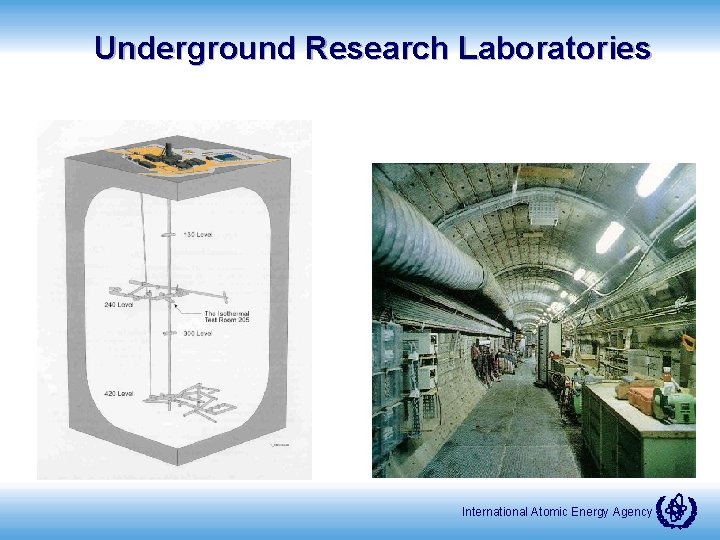 Underground Research Laboratories International Atomic Energy Agency 
