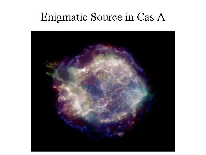 Enigmatic Source in Cas A 