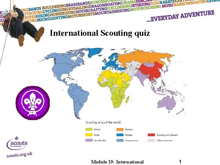 International Scouting quiz Module 19: International 1 