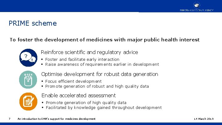 PRIME scheme To foster the development of medicines with major public health interest ?
