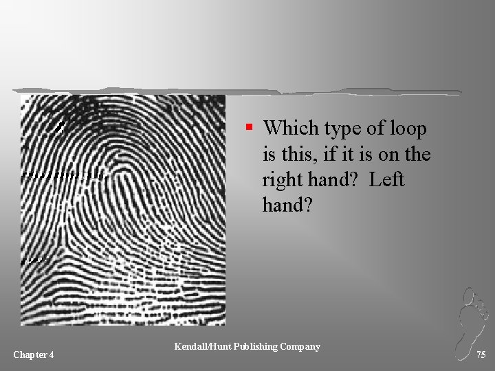 § Which type of loop is this, if it is on the right hand?