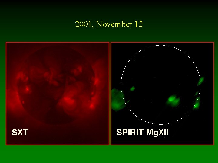 2001, November 12 SXT SPIRIT Mg. XII 