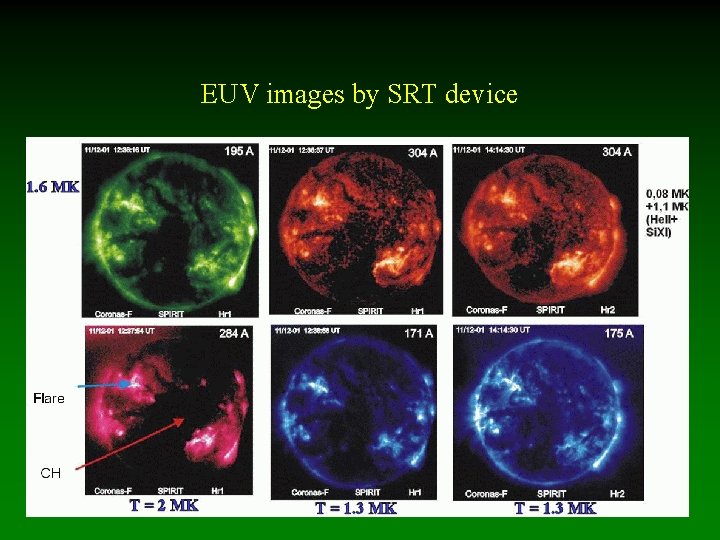 EUV images by SRT device 