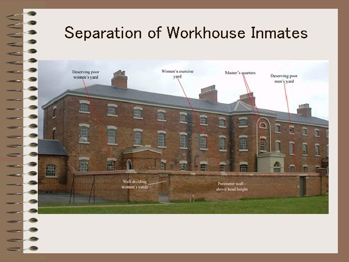 Separation of Workhouse Inmates 