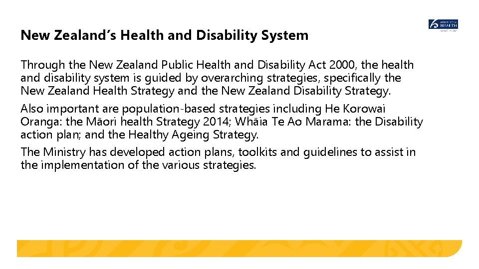 New Zealand’s Health and Disability System Through the New Zealand Public Health and Disability