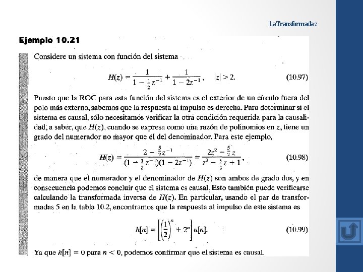 La Transformada z 