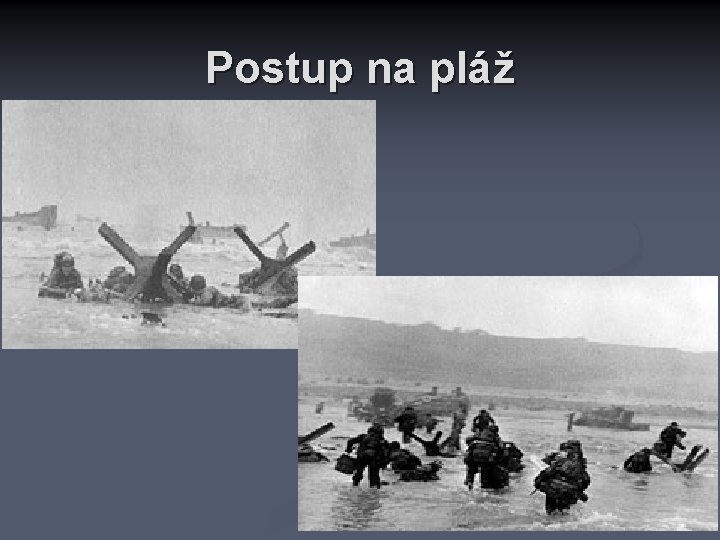 Postup na pláž 