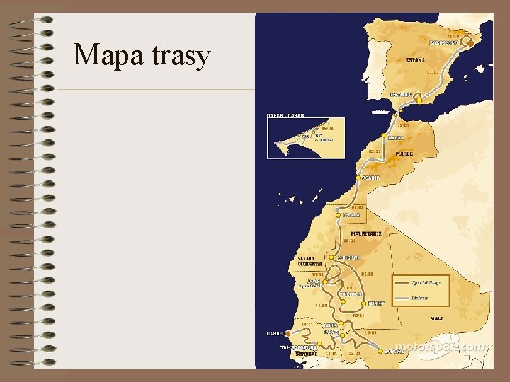 Mapa trasy 