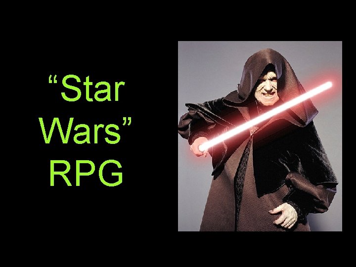 “Star Wars” RPG 