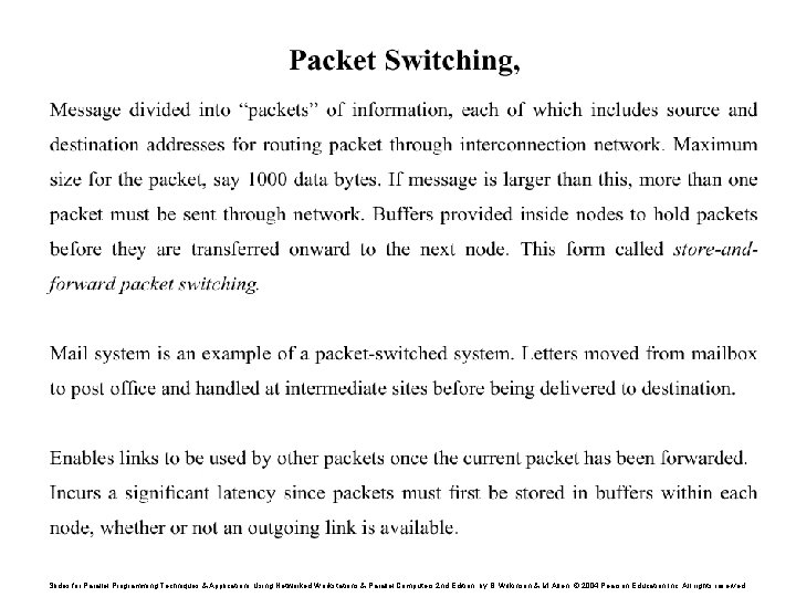 Slides for Parallel Programming Techniques & Applications Using Networked Workstations & Parallel Computers 2 Slides for Parallel Programming Techniques & Applications Using Networked Workstations & Parallel Computers 2