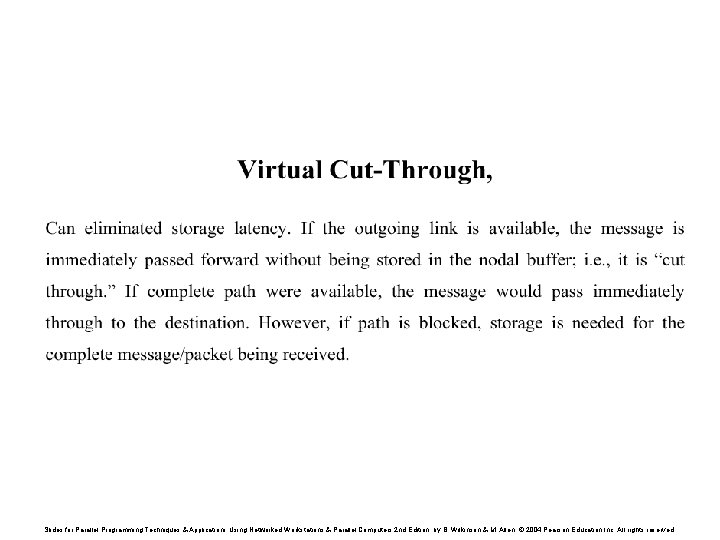 Slides for Parallel Programming Techniques & Applications Using Networked Workstations & Parallel Computers 2 Slides for Parallel Programming Techniques & Applications Using Networked Workstations & Parallel Computers 2