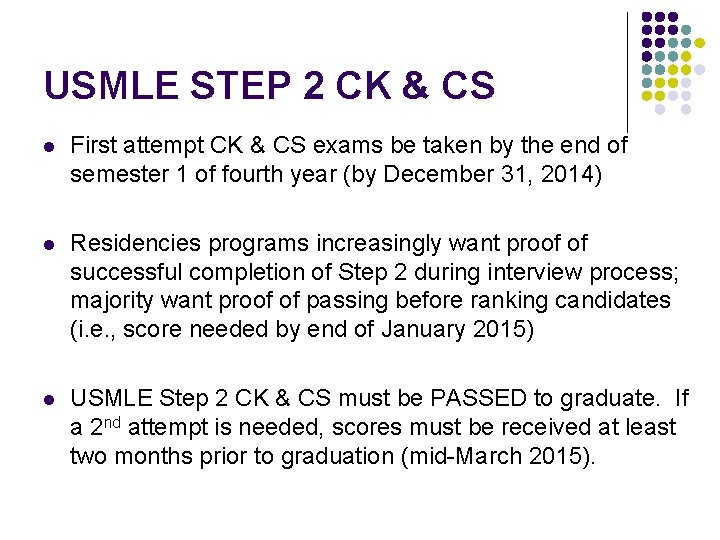 USMLE STEP 2 CK & CS l First attempt CK & CS exams be