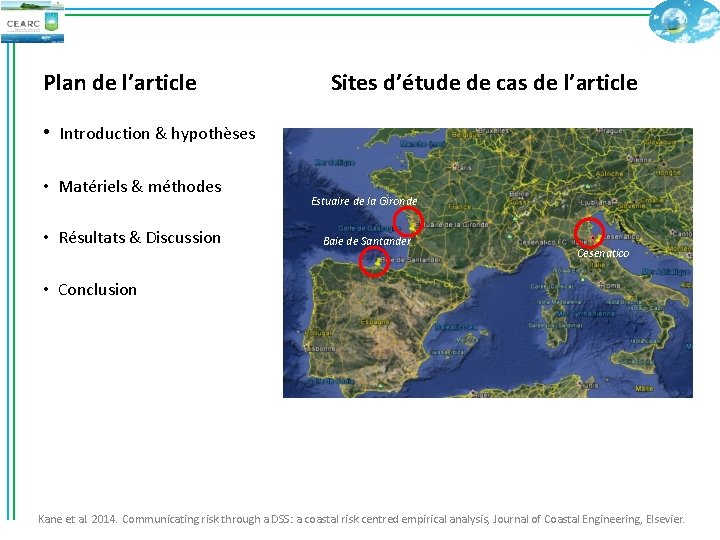 Plan de l’article Sites d’étude de cas de l’article • Introduction & hypothèses •