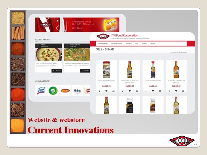 Website & webstore Current Innovations 22 
