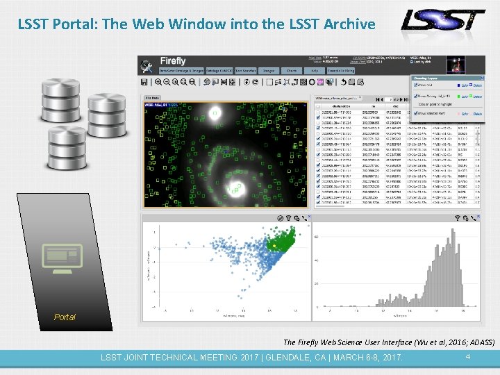 LSST Portal: The Web Window into the LSST Archive Portal The Firefly Web Science