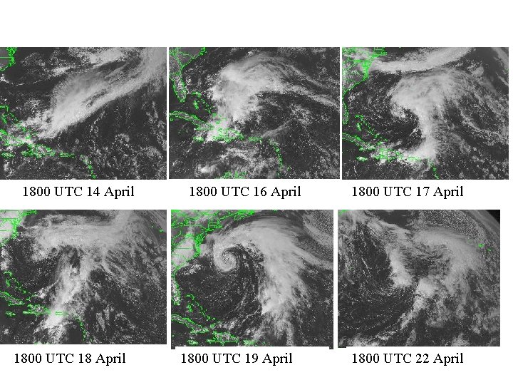 1800 UTC 14 April 1800 UTC 18 April 1800 UTC 16 April 1800 UTC