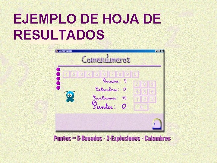 EJEMPLO DE HOJA DE RESULTADOS 