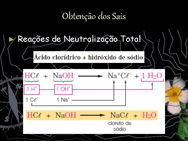 Obtenção dos Sais ► Reações de Neutralização Total 