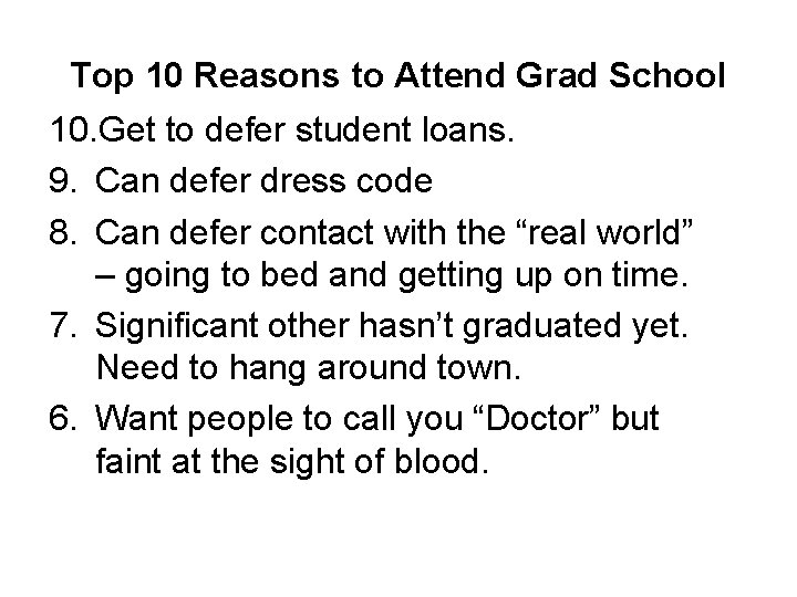 grad school dress code