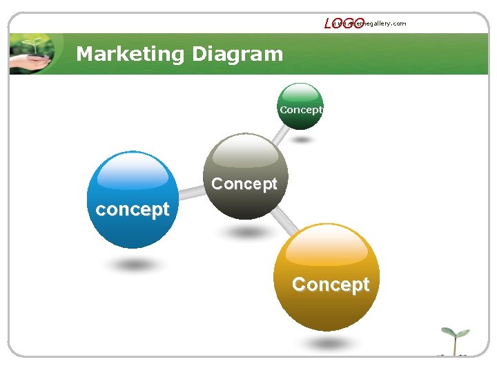 www. themegallery. com LOGO Marketing Diagram Concept concept Concept 