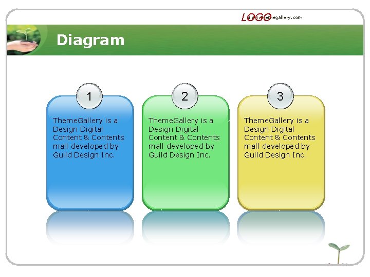 www. themegallery. com LOGO Diagram 1 2 3 Theme. Gallery is a Design Digital