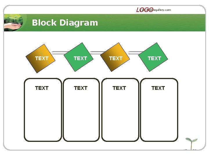 www. themegallery. com LOGO Block Diagram TEXT TEXT 