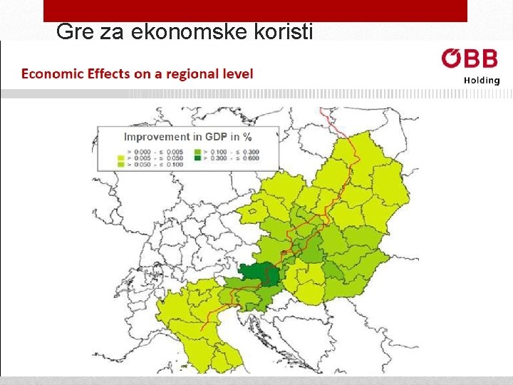 Gre za ekonomske koristi Gre za ekonomske koristi