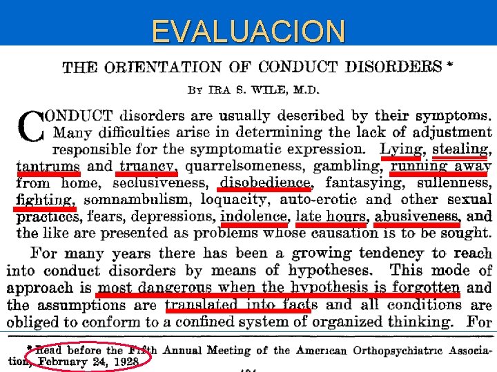 EVALUACION 