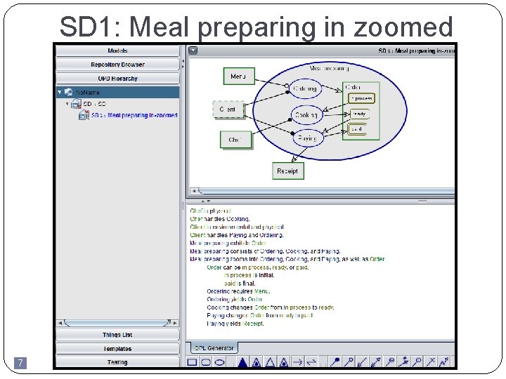 SD 1: Meal preparing in zoomed 7 