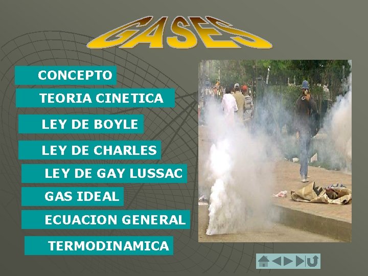  CONCEPTO TEORIA CINETICA LEY DE BOYLE LEY DE CHARLES LEY DE GAY LUSSAC