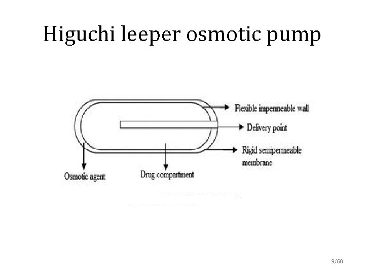 Higuchi leeper osmotic pump 9/60 