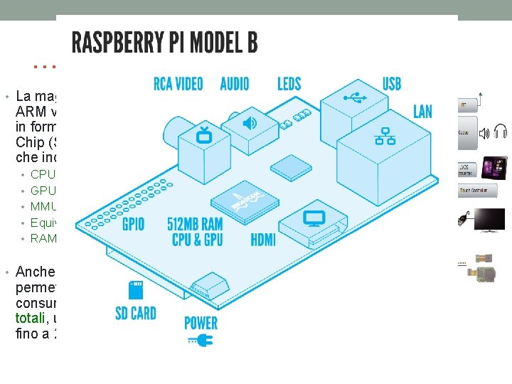 … in un packaging semplice • La maggior parte degli ARM viene ormai venduta