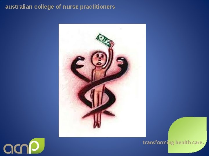 australian college of nurse practitioners Thank you transforming health care. 