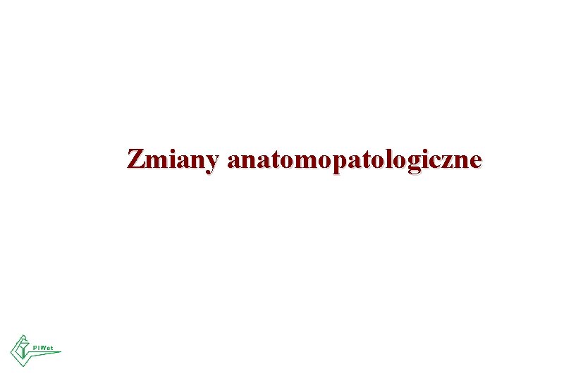 Zmiany anatomopatologiczne 