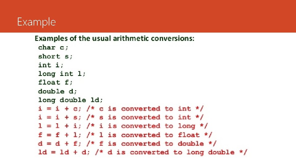Example Example