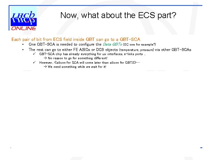 Now, what about the ECS part? Each pair of bit from ECS field inside