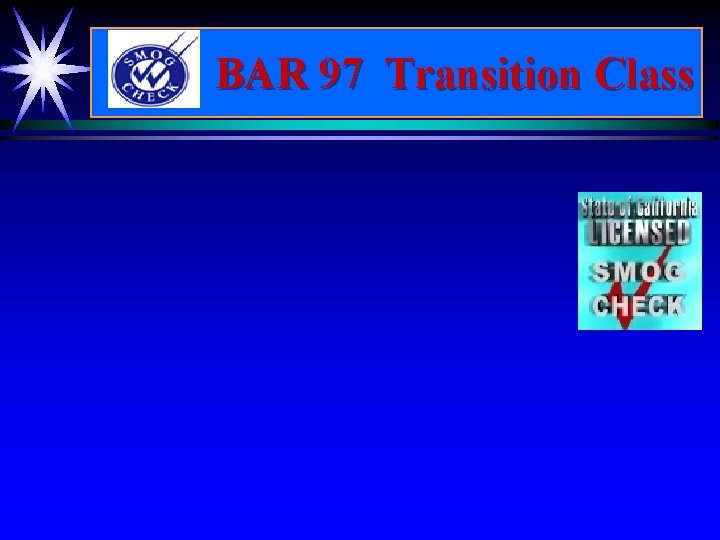 BAR 97 Transition Class 