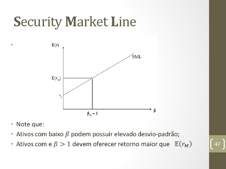 Security Market Line • 47 
