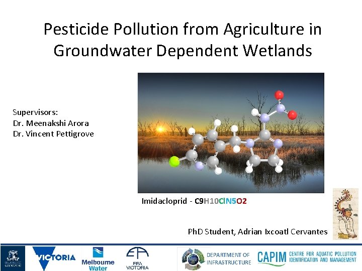 Pesticide Pollution from Agriculture in Groundwater Dependent Wetlands