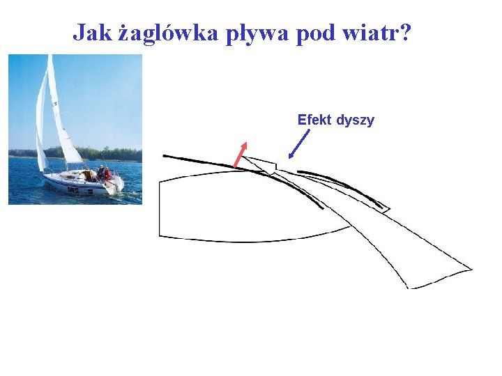 Jak żaglówka pływa pod wiatr? Efekt dyszy 