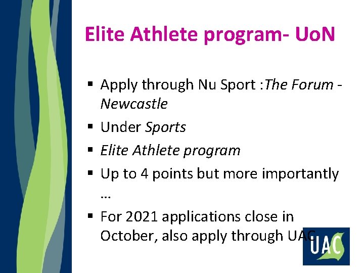 Elite Athlete program- Uo. N § Apply through Nu Sport : The Forum Newcastle